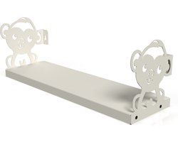 Gorillz Monkey - Kinderkamer - Accessoires - Boekenplank - Wit