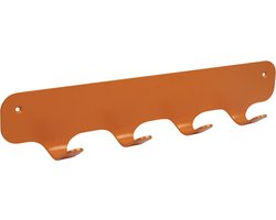 Gorillz Rounded Four - Wandkapstok - 40x6x7,8cm - Oranje