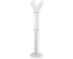 Gorillz Stack - Kapstok Staand - Staande kapstok - Metaal - 12 Kapstok haken - 174,5 cm - Wit