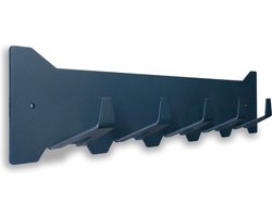 Gorillz Triangle Five - Wandkapstok - 5 haken - 70 x 5 x 12 cm - Blauw