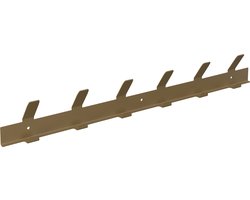 Gorillz Trim 50 Kapstok -12 haken (lengte) 55 cm - Metaal - Mat Goud