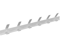 Gorillz Trim 50 Kapstok -12 haken (lengte) 55 cm - Metaal - Wit