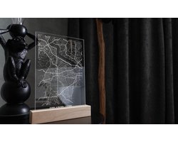 Gosen kaart op plexiglas | poster van je stad - vensterbankdecoratie - wanddecoratie
