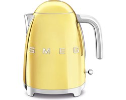 Gouden 1,7L waterkoker met 2400W vermogen en roestvrijstalen design
