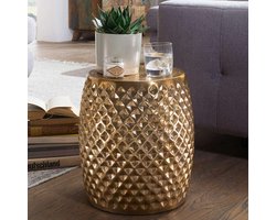 Gouden bijzettafel - Woonkamertafel - Bijzettafel