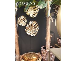 Gouden blad decoratie voor muur of schaal