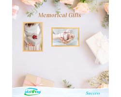 Gouden Fotolijst 18x24 cm, Sierlijke 24x18 Poster Lijst voor Omlijsten