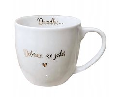 Gouden Mok 300ml 'Lieve Opa, Fijn Dat Je Bestaat'