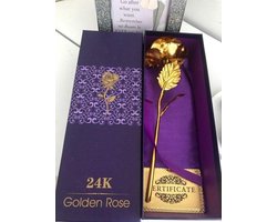 Gouden Roos - 24k golden rose Roos | Bloemen |Verjaardagscadeau| Moederdag