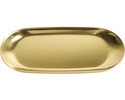 Gouden schaaltje van messing groot formaat