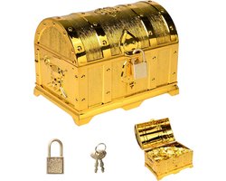 Gouden schatkist voor kinderen - Perfect voor verjaardagen en decoratie