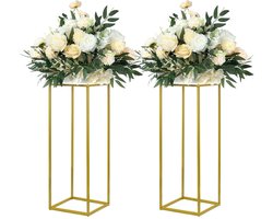 Gouden Trouwringenhouder - Elegant Design - 60 cm Hoog
