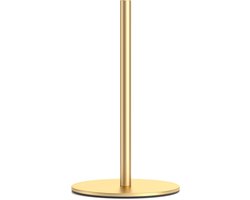 Goudkleurige keukenrolhouder - vrijstaand - roestvrijstaal - elegant design
