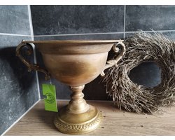 Goudkleurige schaal klassiek