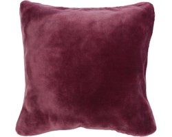Gözze - Premium kasjmier feeling kussenslopen, 500 g/m², 50 x 50 cm - bessen