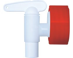 GRAF Aftapkraan NW 15, rood Geschikt voor GRAF universeel vat