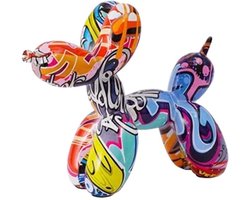 Graffiti Ballon Hond - Desing Beeld - Standbeeld - Kunstwerk - Kunst