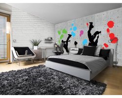 Graffiti Concrete Wall Hip Hop Photo Wallcovering