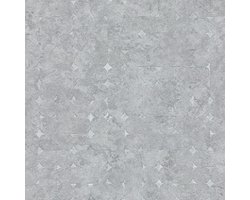 Grafisch behang Profhome 396565-GU vliesbehang gestructureerd met vogel patroon en metalen accenten grijs zilver 5,33 m2