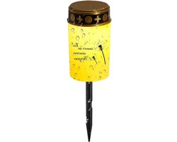Grafverlichting - Herdenkingslicht Begraafplaatslamp - Begraafplaats Decoratie - Flikkerend LED Effect - 8 x 8 x 8 cm - Wit