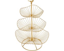 Gran Vida® - Luxe Fruitschaal - Goud - 3-Lagen - Uniek Design