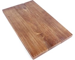 Gran Vida® - Wandplanken - Industrieel Vintage - Wand Gemonteerd - Set van 3 - Bruin - 60 x 55 x 12