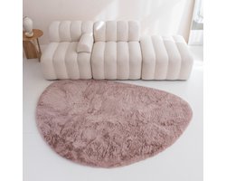 Grandstone Comfy - Vloerkleed - Stone Tapijt - 110 x 160 cm - Roze