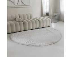 Grandstone Rabbit Fur Vloerkleed Stone - Stone Tapijt - 80 x 115 cm - Creme