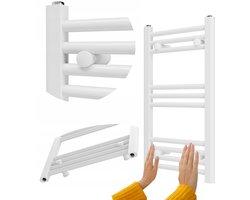 Granitan Badkamerradiator Breno - 40x70cm - Wit - Ladderradiator - Handdoekradiator