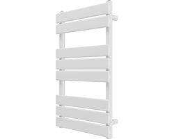 Granitan Handdoekradiator Oslo - CV Badkamer Radiator - 80x50cm - Wit - Designradiator