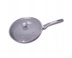 Granitine Koekenpan 28cm met Deksel - Geschikt voor Inductie