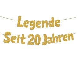 Grappige Banner 20e Verjaardag - Decoratie 20 Jaar Man of Vrouw - Oersterk Sinds 2004