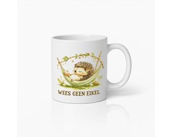 Grappige Egel Mok – Wees Geen Eikel Koffiebeker – Schattig en Humoristisch Cadeau voor Vrienden