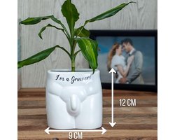 Grappige Lichaamsvormige Plantenpot voor Huisdecoratie