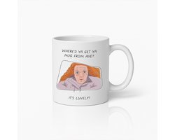 Grappige Schotse Oma Quote Koffiemok – Uniek Humoristisch Theemok Cadeau