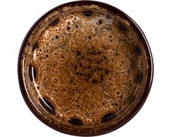 Graupera Ovenschaal Sabana 10 x 2.6 cm Wit Bruin