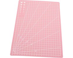 Graveer Snijplank - Snijmatten Quilten - Handwerk Projecten - Zelfherstellend Ontwerp - 30x22 cm - Roze