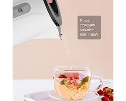 Gravora Compacte Waterkoker - 0,8 Liter - 1100W - Veilig en Snel