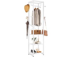 Gravora Industriële Kapstok met Planken en Haken - Ruimtebesparend Opbergsysteem