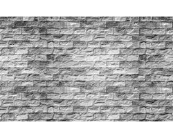 Gray Brick Wall Photo Wallcovering