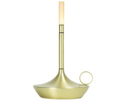 Graypants Wick S Brass - Tafellamp oplaadbaar