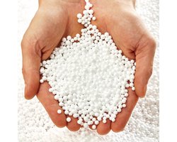 Green Bean® hoogwaardige EPS-korrels gemaakt in Duitsland voor zitzakvulling 300 liter - navulverpakking voor voedingskussens, hoofdkussens en kussens