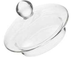 Green Glow - Glazen theepot deksel vervanging transparant - Theekop accessoire veganisten