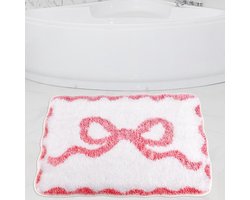 Green Glow - Roze badmat 59x39cm Antislip Deurmat voor Badkamerdecoratie Keuken Woonkamer