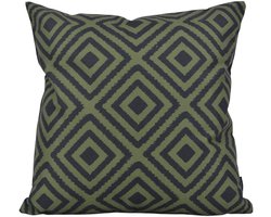 Green Graphic Kussenhoes | 45 x 45 cm | Katoen/LinnenDefault