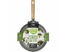 GreenChef - Stone Koekenpan - 24 cm - Braadpan - Keramisch – Koekenpan inductie - PFAS-vrije Antiaanbak - Pannen - Koekenpan - voor Gezond Koken - Pan
