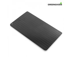 GREENGOODS - Snelle Ontdooiplaat - Ontdooiplank - Snel Ontdooien - Milieubewust - Bevroren Voedsel Snel Ontdooien - Ontdooien - Ontdooier - Aluminium Plateau