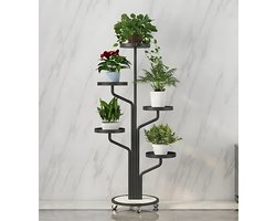 GreenHome Loft - Plantenstandaard - Metaal - Modern - Mobiel - 135 cm