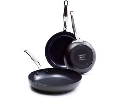 GreenPan Barcelona Infinity Pro Braadpannenset - 3 delig - Keramisch