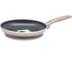 Greenpan Cambridge Bronze Keramische Koekenpan Ø24cm – PFAS-vrij – Inductie Koekenpan – Ovenbestendig tot 160°C – Vaatwasserbestendig – Snelle opwarming – Koudgrepen – Brons
